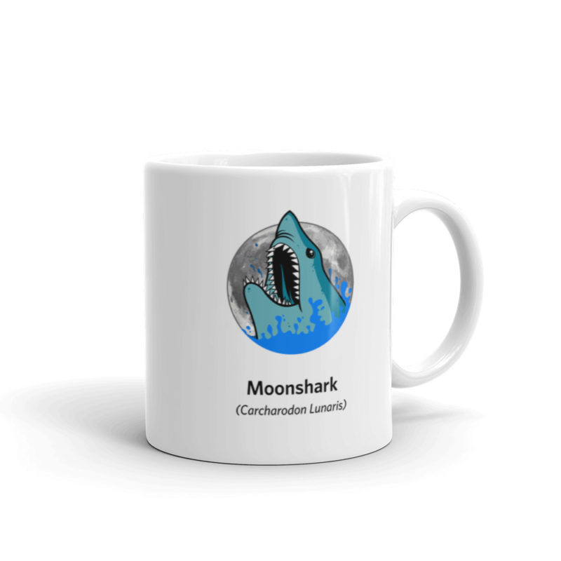 Moonshark Mug 11oz Moonshark Graphic