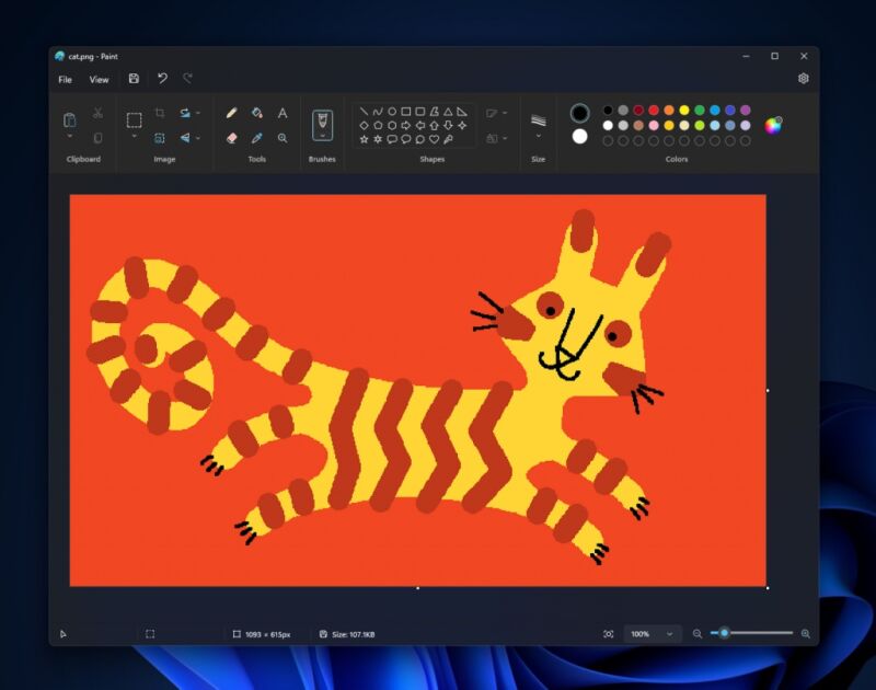 Paint's long-promised dark mode is now available to Windows Insiders.